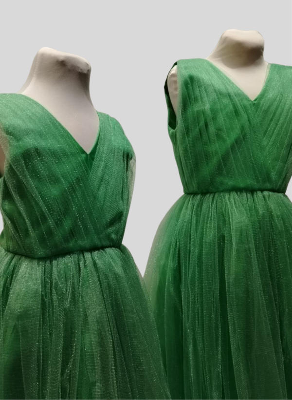 Sage Green Tulle Flower Girls - Image 2