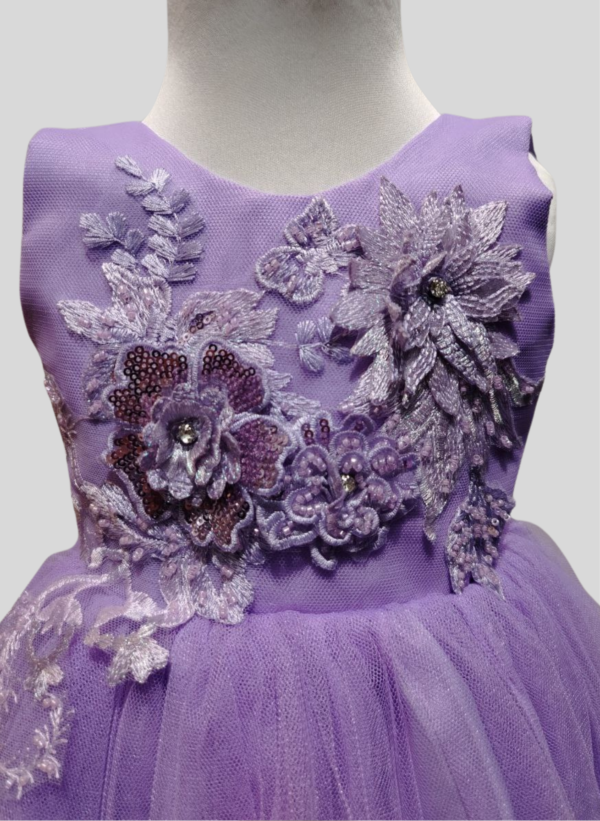 Lav Tulle Dress - Image 2